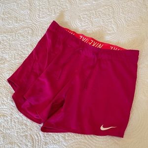 Hot Pink Nike Drawstring Shorts